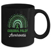 Cerebral Palsy Awareness Month Retro Rainbow Mug | siriusteestore