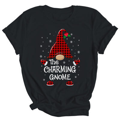 Charming Gnome Buffalo Plaid Matching Christmas Pajama Gift Shirt & Sweatshirt | siriusteestore