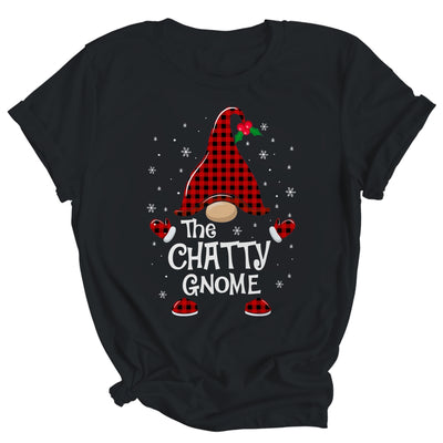 Chatty Gnome Buffalo Plaid Matching Christmas Pajama Gift Shirt & Sweatshirt | siriusteestore