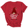 Chatty Gnome Buffalo Plaid Matching Christmas Pajama Gift Shirt & Sweatshirt | siriusteestore
