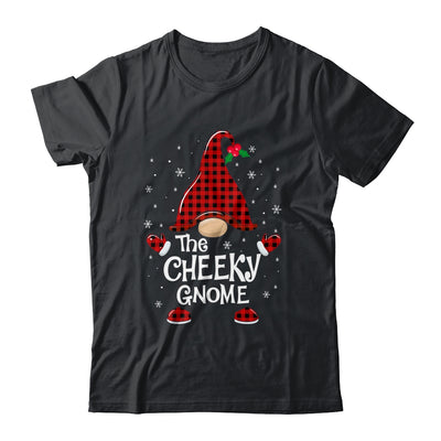 Cheeky Gnome Buffalo Plaid Matching Christmas Pajama Gift Shirt & Sweatshirt | siriusteestore