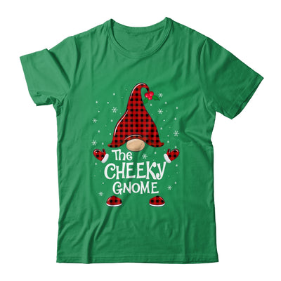 Cheeky Gnome Buffalo Plaid Matching Christmas Pajama Gift Shirt & Sweatshirt | siriusteestore