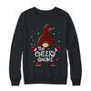 Cheeky Gnome Buffalo Plaid Matching Christmas Pajama Gift Shirt & Sweatshirt | siriusteestore
