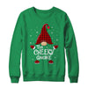 Cheeky Gnome Buffalo Plaid Matching Christmas Pajama Gift Shirt & Sweatshirt | siriusteestore