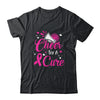 Cheer For A Cure Breast Cancer Awareness Cheerleader Shirt & Hoodie | siriusteestore