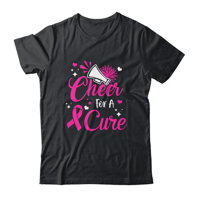 Cheer For A Cure Breast Cancer Awareness Cheerleader Shirt & Hoodie | siriusteestore