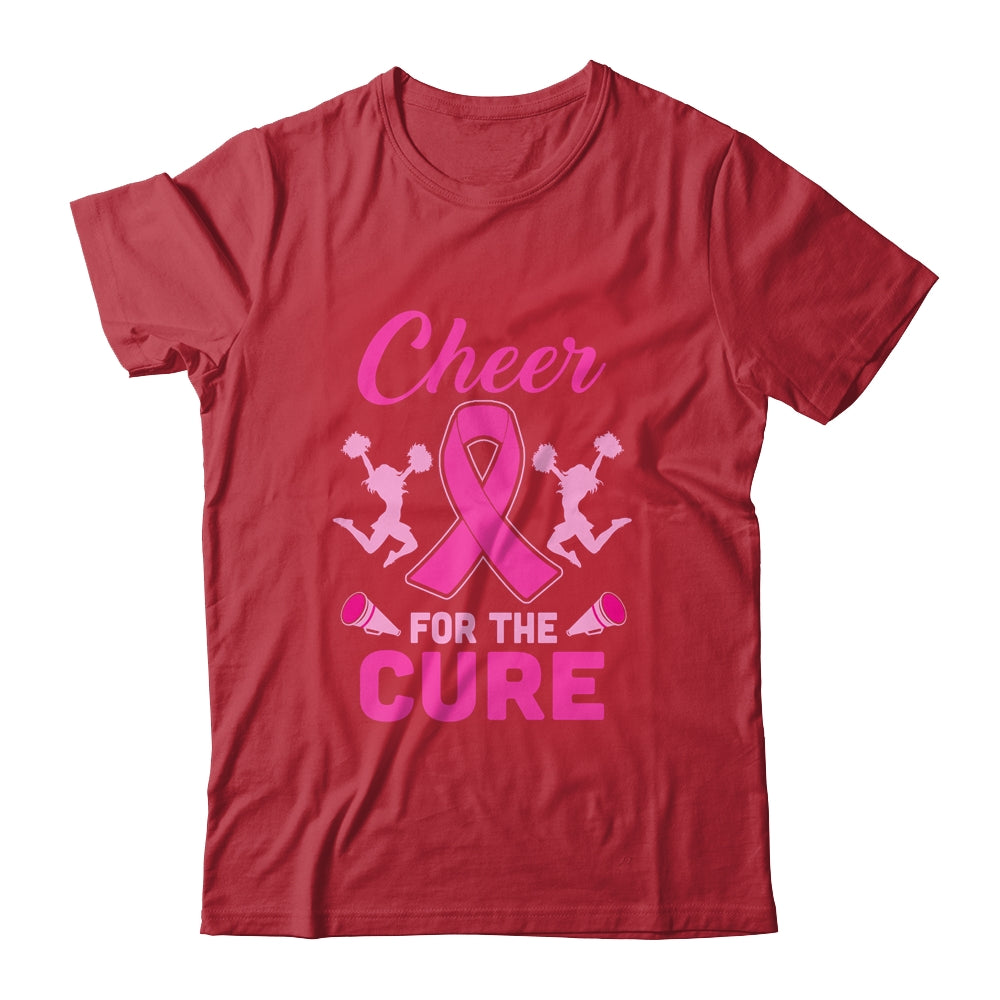 Cheer For The Cure Breast Cancer Awareness Month Cheerleader Shirt & Hoodie | siriusteestore