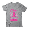 Cheer For The Cure Breast Cancer Awareness Month Cheerleader Shirt & Hoodie | siriusteestore