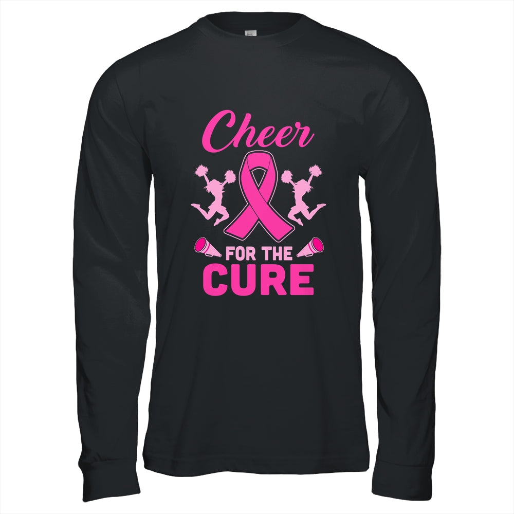 Cheer For The Cure Breast Cancer Awareness Month Cheerleader Shirt & Hoodie | siriusteestore