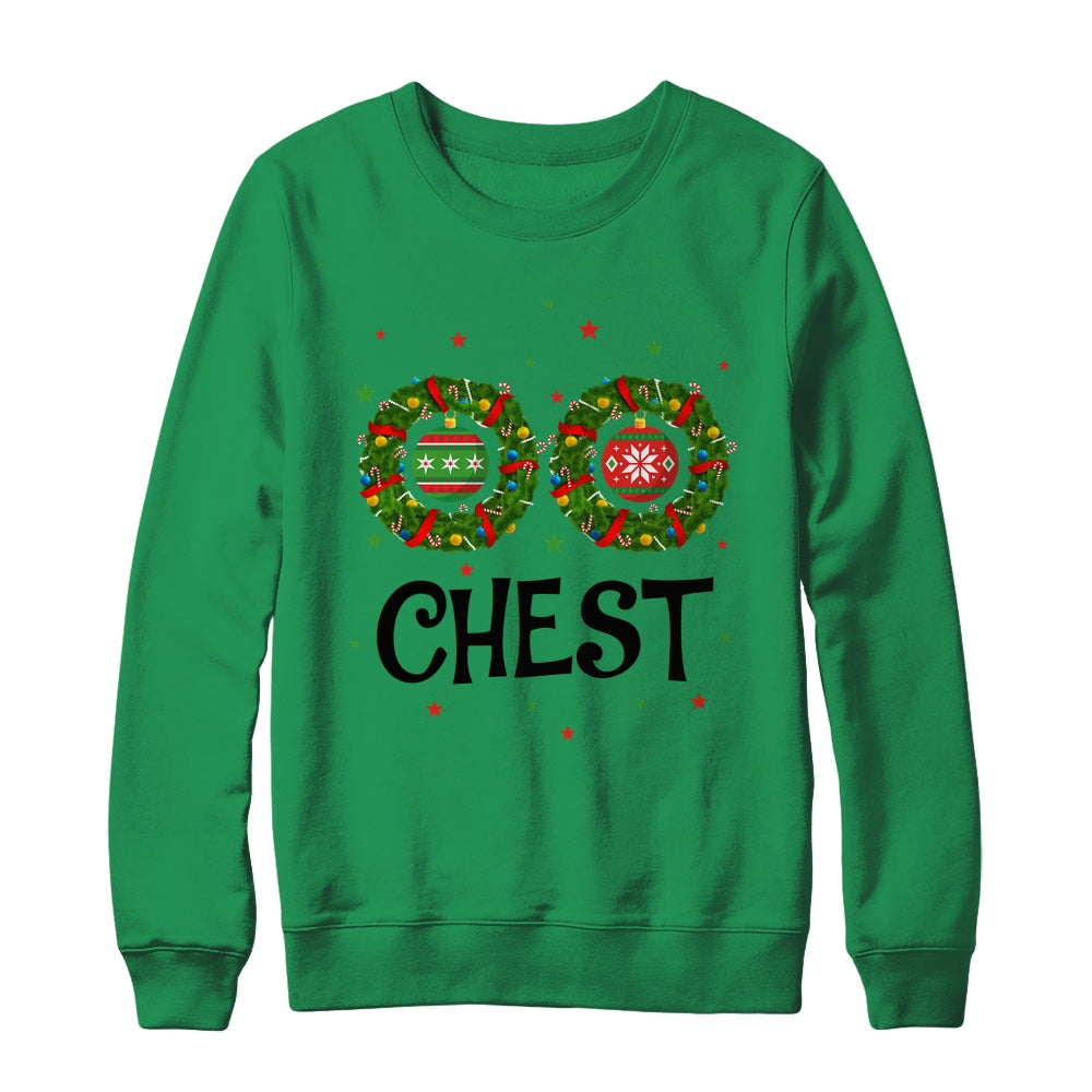 Chest Chestnuts Couple Costume Christmas Wreath Shirt & Sweatshirt | siriusteestore
