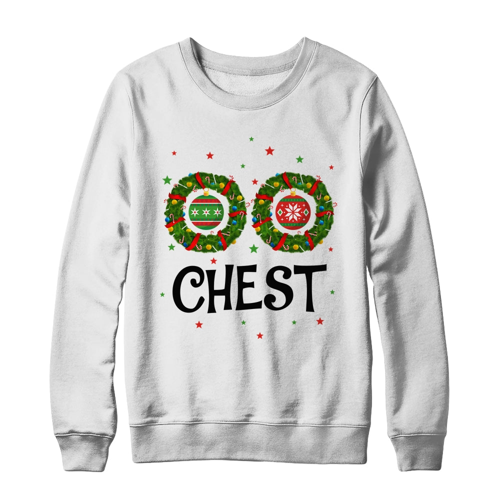 Chest Chestnuts Couple Costume Christmas Wreath Shirt & Sweatshirt | siriusteestore