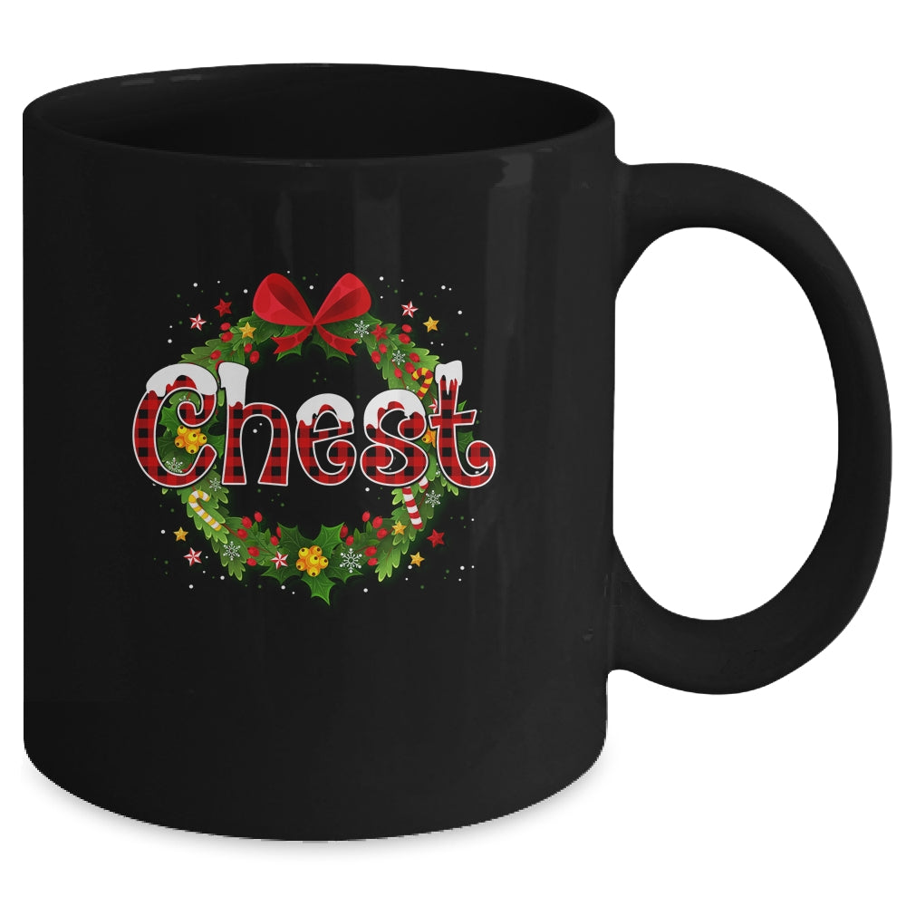 Chest Nuts Christmas Matching Couples Women Chestnuts Mug | siriusteestore