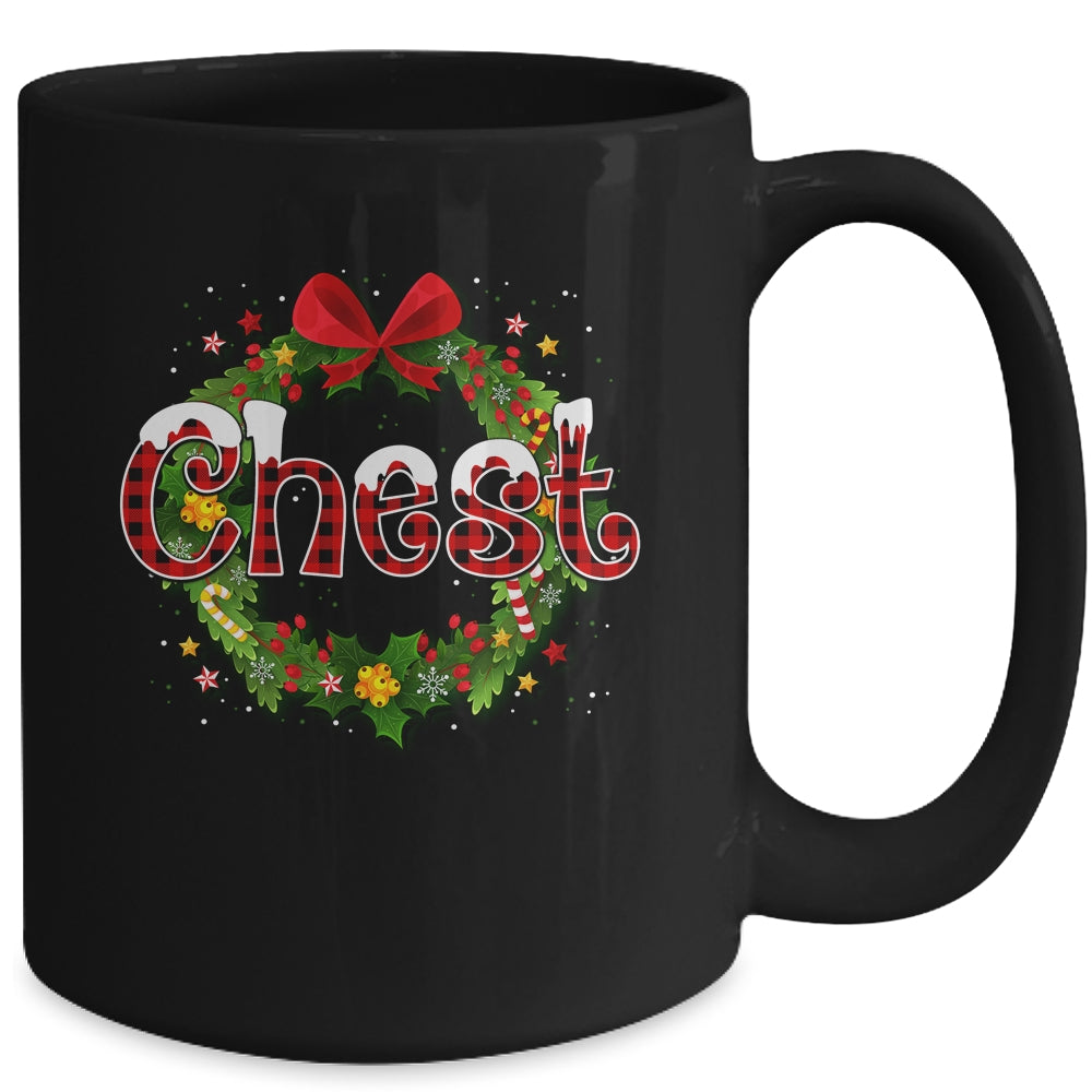 Chest Nuts Christmas Matching Couples Women Chestnuts Mug | siriusteestore