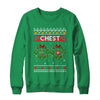 Chest Nuts Christmas Ugly Matching Chestnuts Couple Chest Shirt & Sweatshirt | siriusteestore