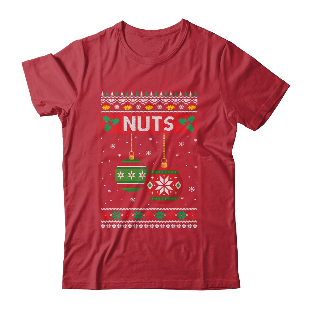 Chest Nuts Christmas Ugly Matching Chestnuts Couple Nuts Shirt & Sweatshirt | siriusteestore
