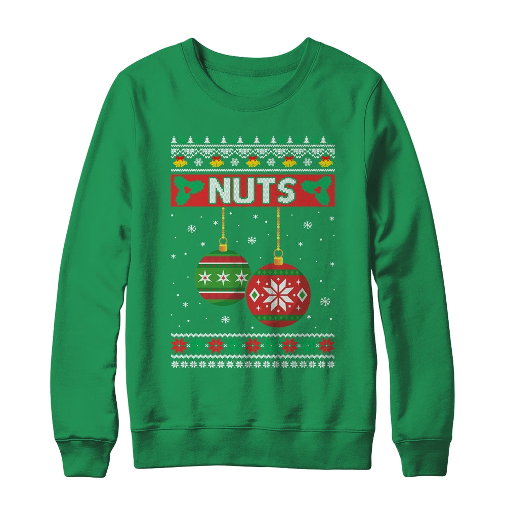 Chest Nuts Christmas Ugly Matching Chestnuts Couple Nuts Shirt & Sweatshirt | siriusteestore