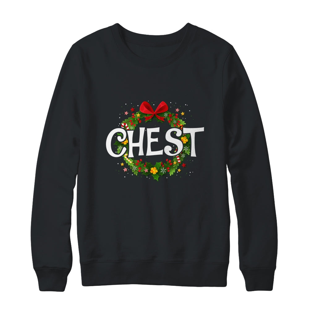 Chest Nuts Matching Chestnuts Christmas Couples Chest Shirt & Sweatshirt | siriusteestore