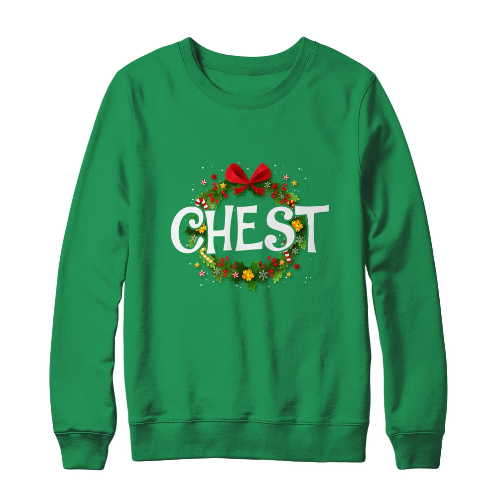 Chest Nuts Matching Chestnuts Christmas Couples Chest Shirt & Sweatshirt | siriusteestore