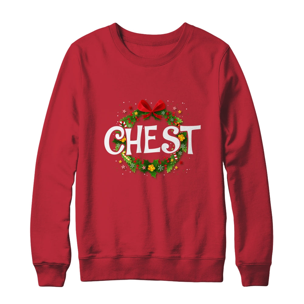 Chest Nuts Matching Chestnuts Christmas Couples Chest Shirt & Sweatshirt | siriusteestore