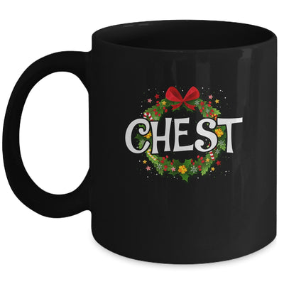 Chest Nuts Matching Chestnuts Christmas Couples Chest Mug | siriusteestore