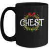 Chest Nuts Matching Chestnuts Christmas Couples Chest Mug | siriusteestore