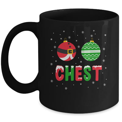 Chest Nuts Matching Funny Christmas Couples Chestnuts Chest Mug | siriusteestore