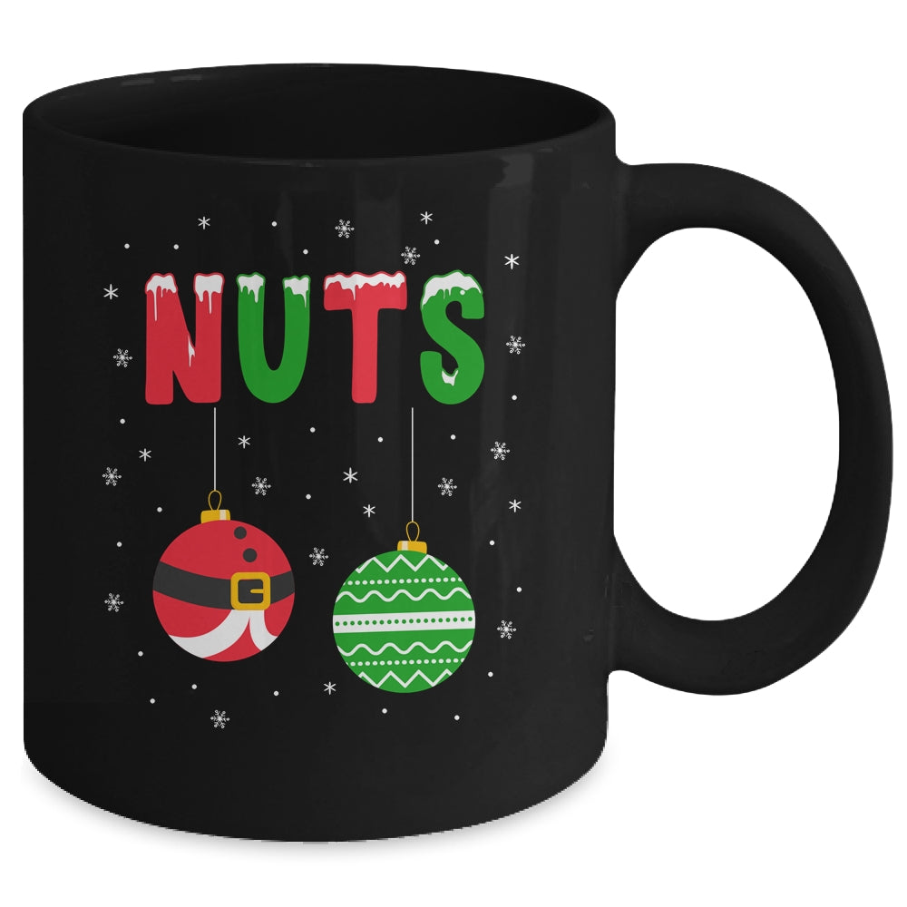 Chest Nuts Matching Funny Christmas Couples Chestnuts Nuts Mug | siriusteestore