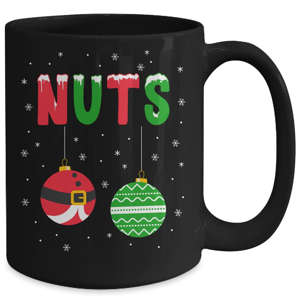 Chest Nuts Matching Funny Christmas Couples Chestnuts Nuts Mug | siriusteestore