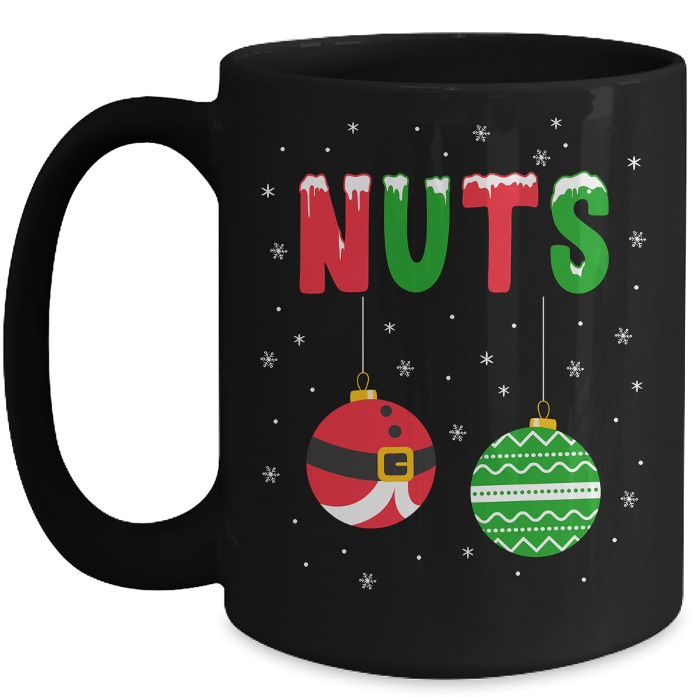 Chest Nuts Matching Funny Christmas Couples Chestnuts Nuts Mug | siriusteestore