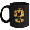 Chicken Silhouette Pumpkin Halloween Costume Men Women Mug | siriusteestore