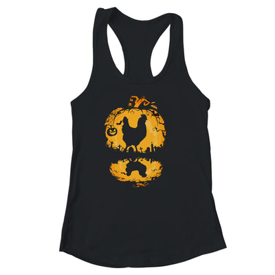 Chicken Silhouette Pumpkin Halloween Costume Men Women Shirt & Tank Top | siriusteestore