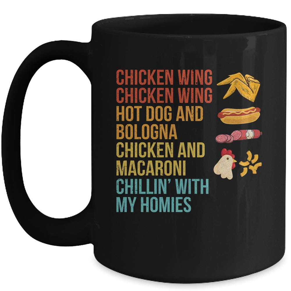 Chicken Wing Chicken Wing Hot Dog and Bologna Mug | siriusteestore