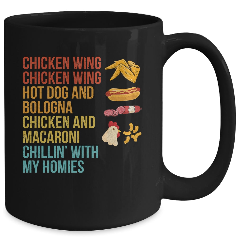 Chicken Wing Chicken Wing Hot Dog and Bologna Mug | siriusteestore