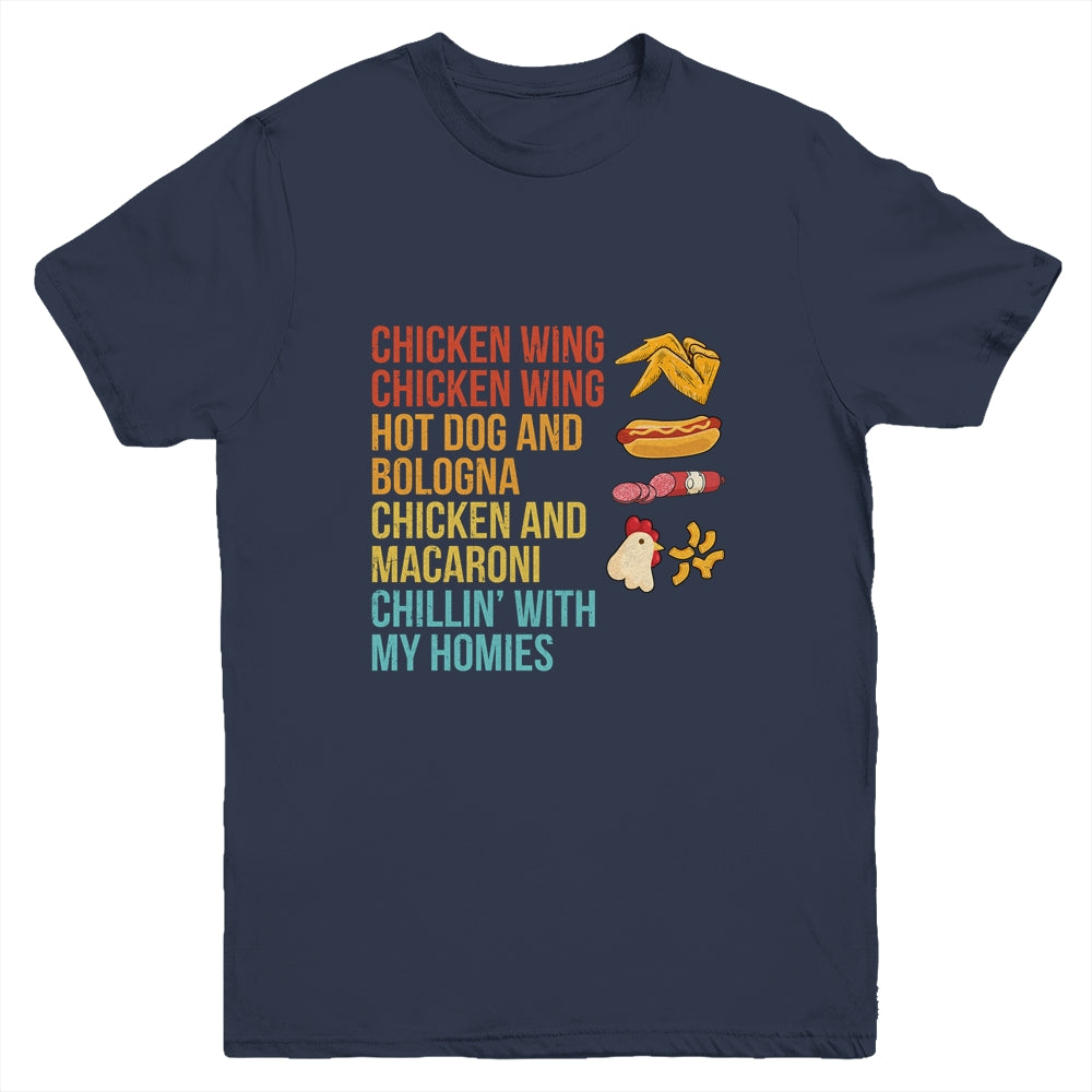 Chicken Wing Chicken Wing Hot Dog and Bologna Youth Shirt | siriusteestore