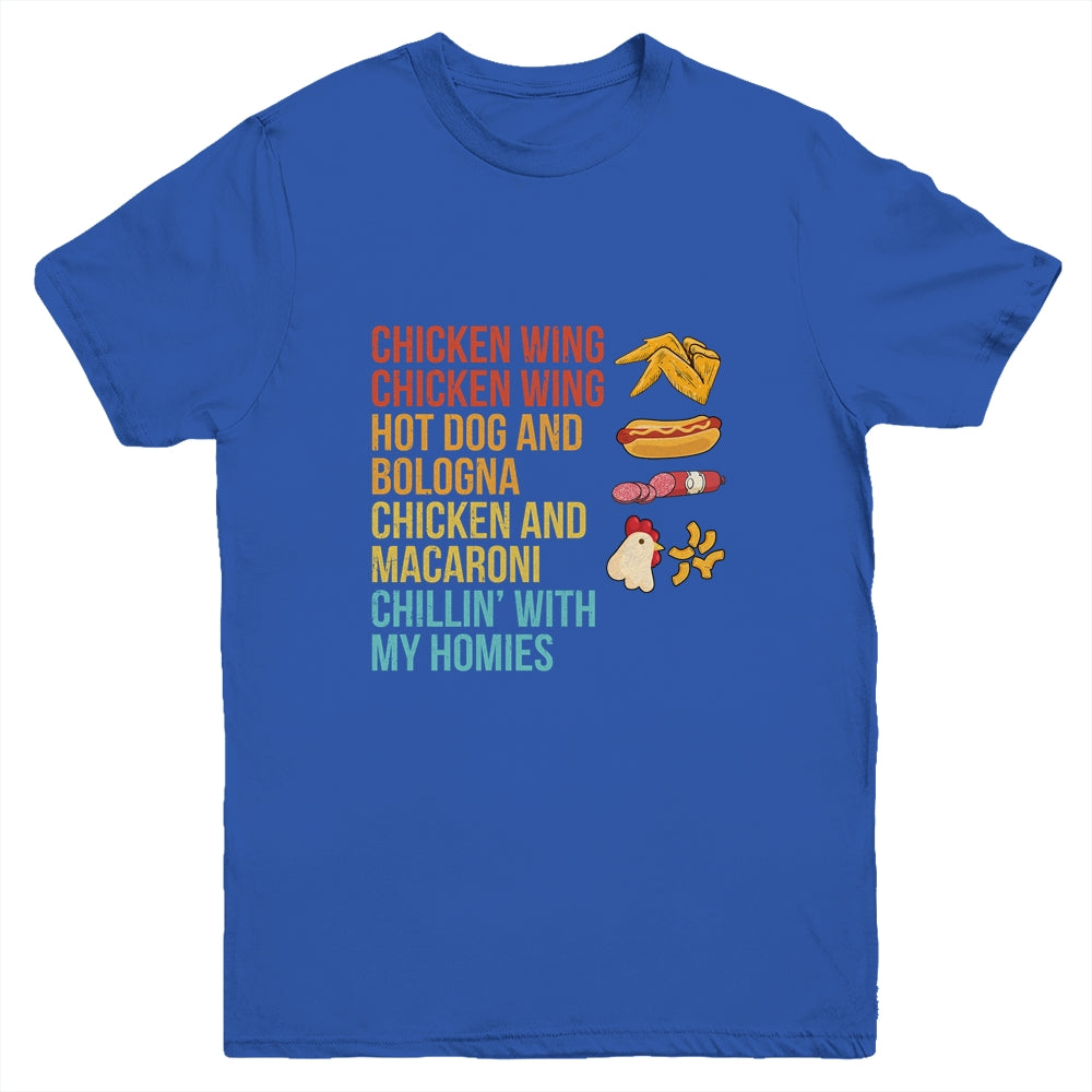 Chicken Wing Chicken Wing Hot Dog and Bologna Youth Shirt | siriusteestore