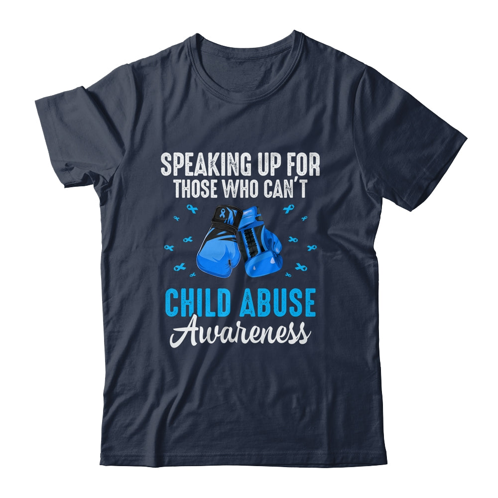 Child Abuse Prevention Awareness Boxing Gloves Blue Ribbon Shirt & Hoodie | siriusteestore