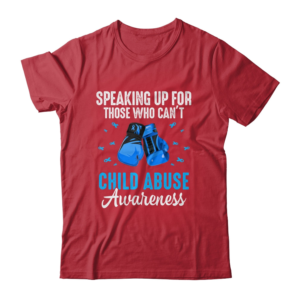 Child Abuse Prevention Awareness Boxing Gloves Blue Ribbon Shirt & Hoodie | siriusteestore