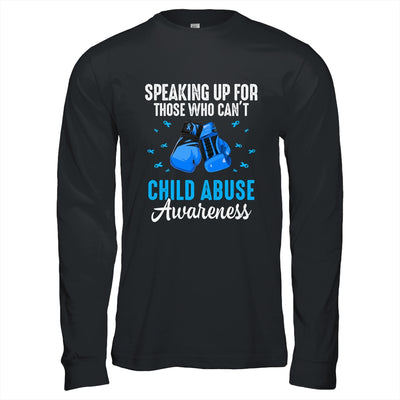 Child Abuse Prevention Awareness Boxing Gloves Blue Ribbon Shirt & Hoodie | siriusteestore