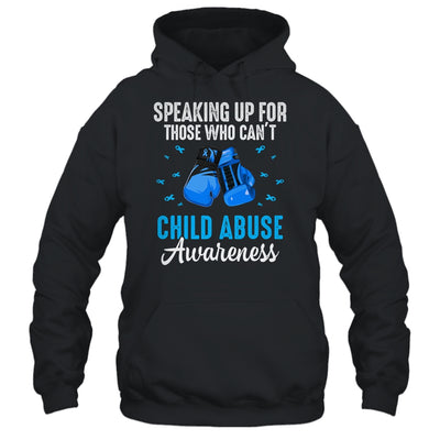 Child Abuse Prevention Awareness Boxing Gloves Blue Ribbon Shirt & Hoodie | siriusteestore