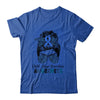 Child Abuse Prevention Awareness Messy Hair Bun Shirt & Tank Top | siriusteestore