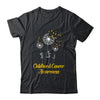 Childhood Cancer Awareness Faith Hope Love Dandelion Shirt & Hoodie | siriusteestore