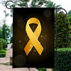 Childhood Cancer Awareness Flag Gold Ribbon | siriusteestore