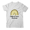 Childhood Cancer Awareness Rainbow Leopard Ribbon Shirt & Hoodie | siriusteestore