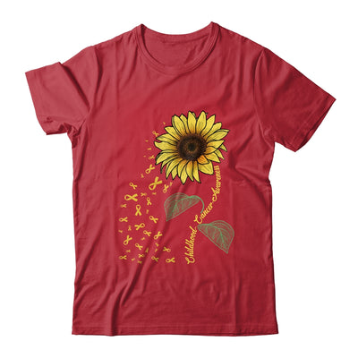 Childhood Cancer Awareness Sunflower Child Fight Shirt & Hoodie | siriusteestore