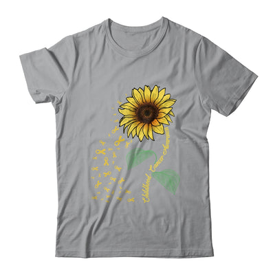 Childhood Cancer Awareness Sunflower Child Fight Shirt & Hoodie | siriusteestore