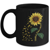 Childhood Cancer Awareness Sunflower Child Fight Mug | siriusteestore