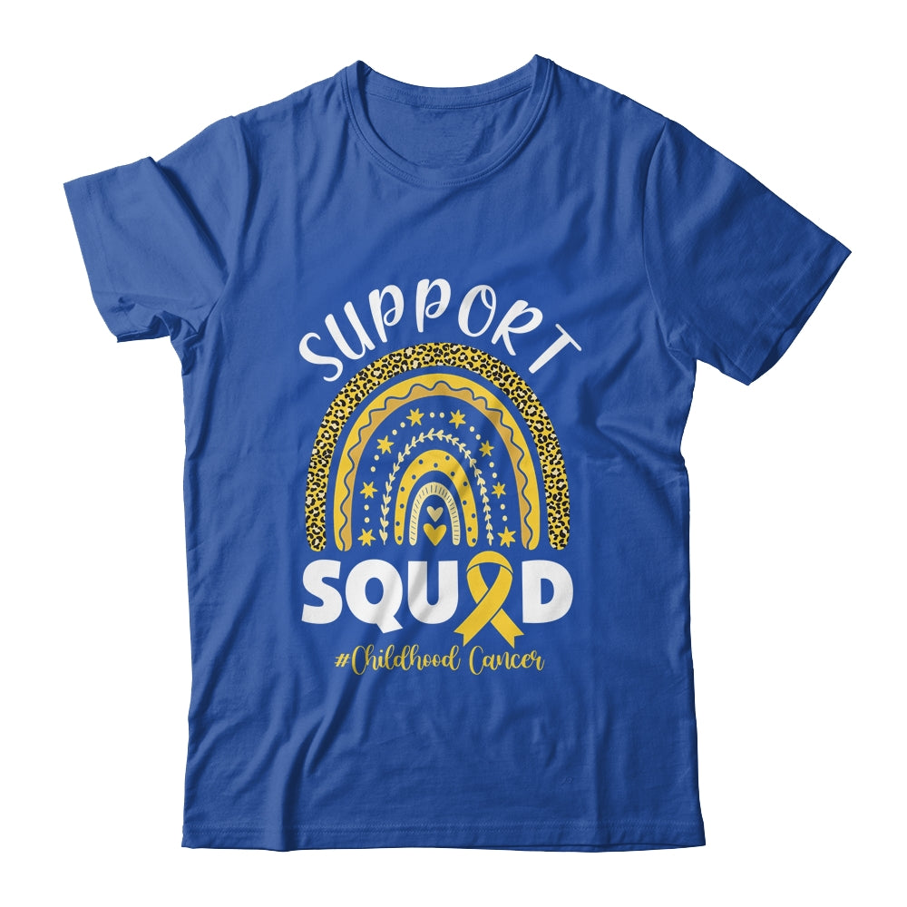Childhood Cancer Support Squad Gold Ribbon Shirt & Hoodie | siriusteestore