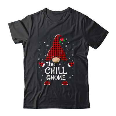 Chill Gnome Buffalo Plaid Matching Christmas Pajama Gift Shirt & Sweatshirt | siriusteestore