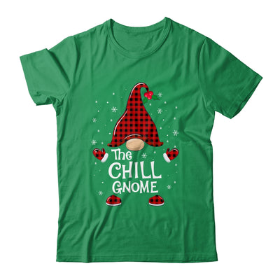 Chill Gnome Buffalo Plaid Matching Christmas Pajama Gift Shirt & Sweatshirt | siriusteestore