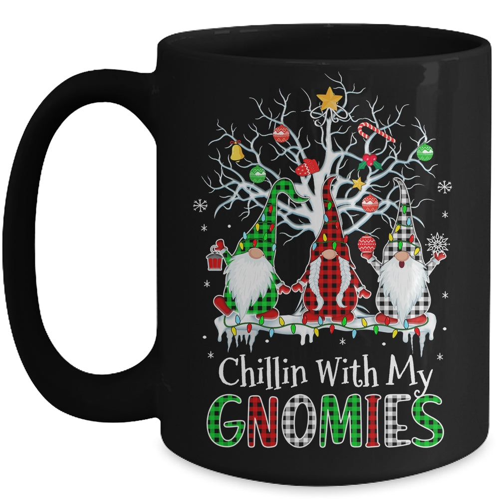 Chillin With My Gnomie Christmas Matching Family Xmas Mug | siriusteestore